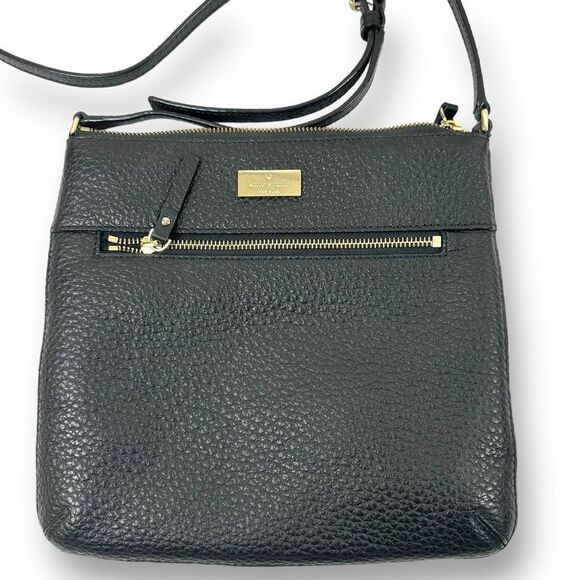 Kate Spade Prospect Place Rima Crossbody Black Pebbled Leather